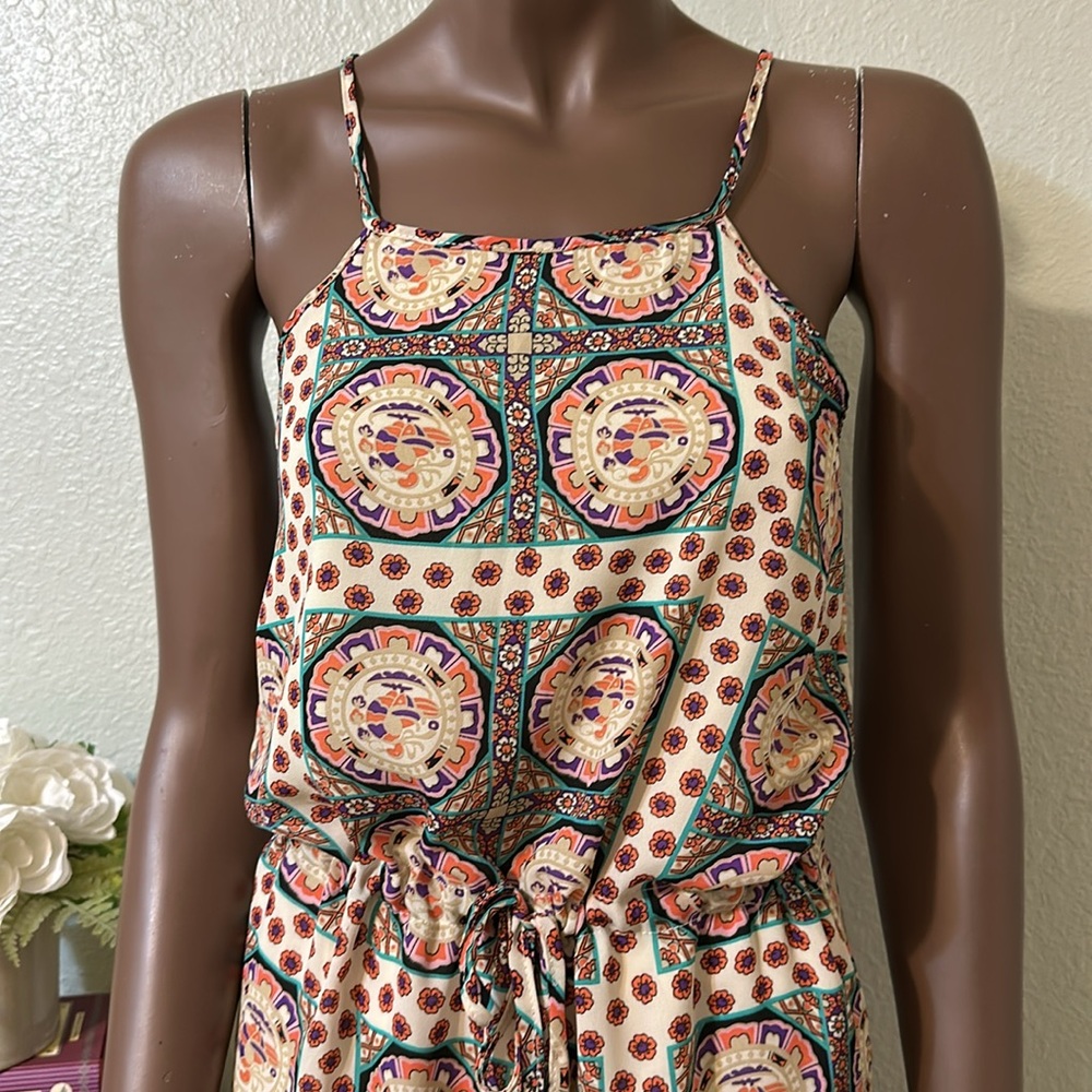 Multicolor Patterned Dress - Picture 2 of 9